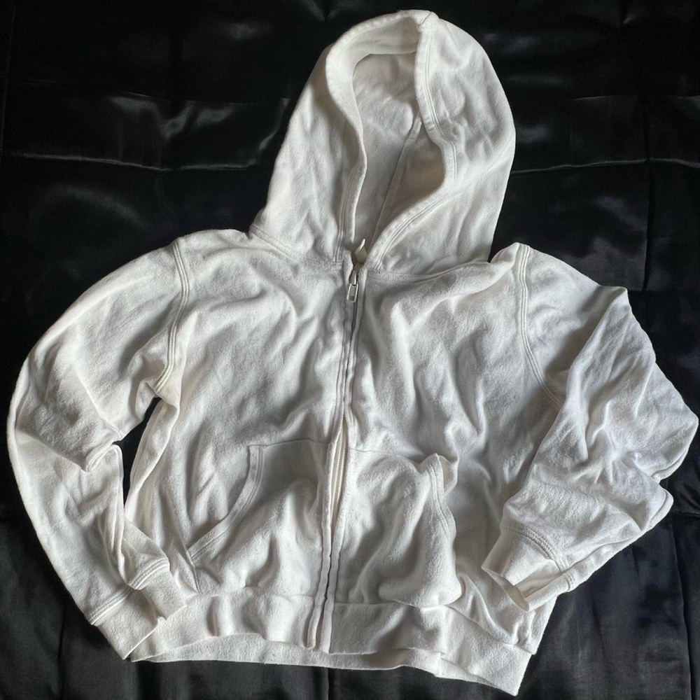 Skims cropped zip up